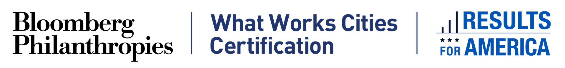 Bloomberg Philanthropies | What Works Cities Certification | RESULTS FOR AMERICA